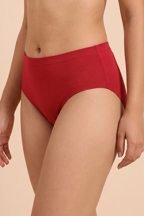 Zivame Full Coverage Medium Rise Hipster Panty (Pack of 3) - Multicolor — image 7